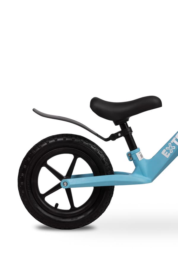Ekstern blå løbecykel