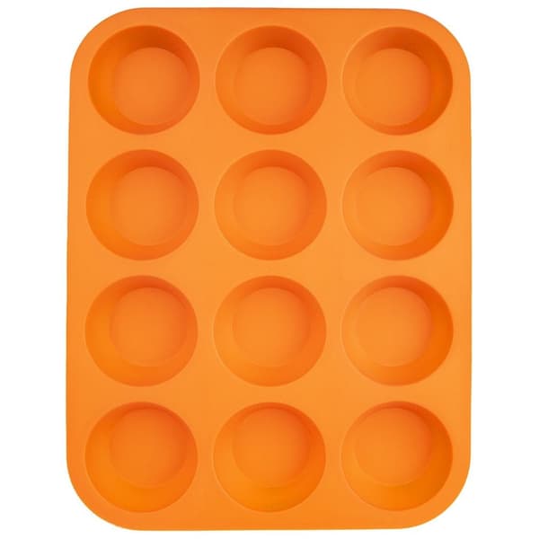 Silikoninen oranssi muffinmuotti SILLINIE