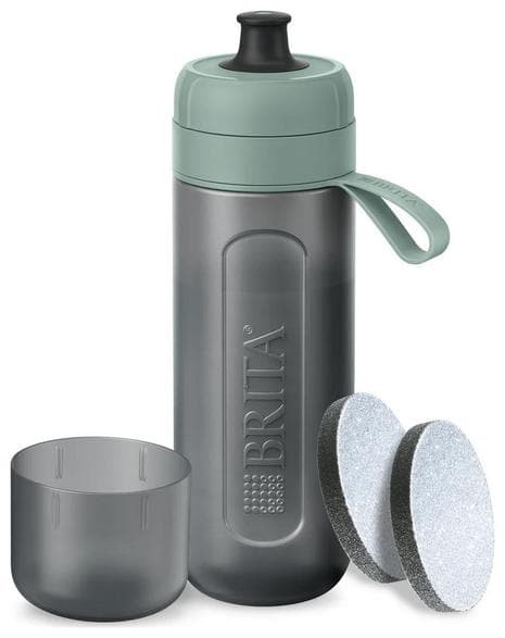 BRITA Active 0.6 l Suodatinpullo Pastellinen vihreä + 2 MicroDisc-suodatinta