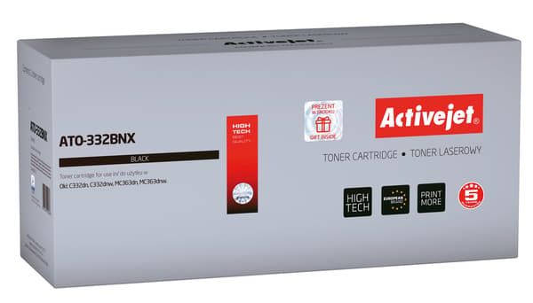 Activejet-toner til OKI 46508712 ny ATO-332BNX