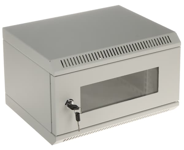 Eprado seinäkiinnittyvä rack-kaappi 10U 280mm syvyys
