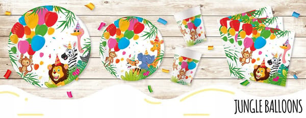 Jungle Animals Genanvendelig Skål 15cm
