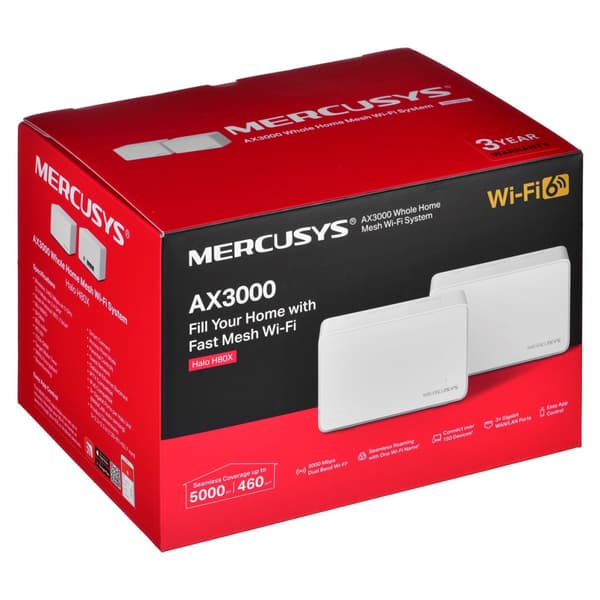 Mercusys Halo H80X nätsystem (2-pack)