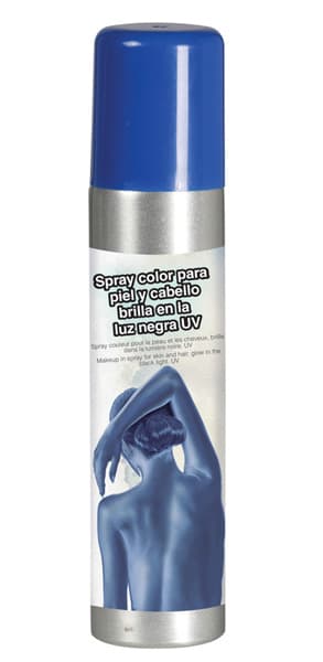 Blå kropps- och hårspray 75 ml 1 st.