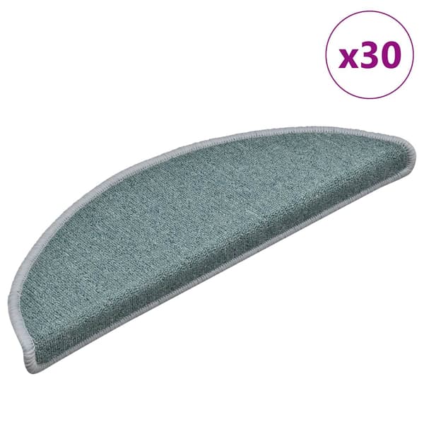 vidaXL trappemåtter 30 stk. blå 56x17x3 cm