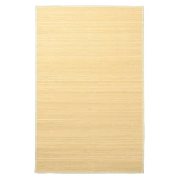 vidaXL Golvmatta i bambu 100x160 cm naturfärgad