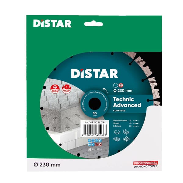 DISTRACT DIAMANTKLING TECHNIC ADVANCED 232 x 2,6/1,8 x 12 x 22,23-16