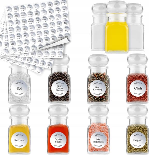 20X maustepurkki 150ML + 252 tarraa