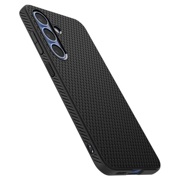 Spigen Liquid Air - Etui til Samsung Galaxy S25 (Mat Sort)