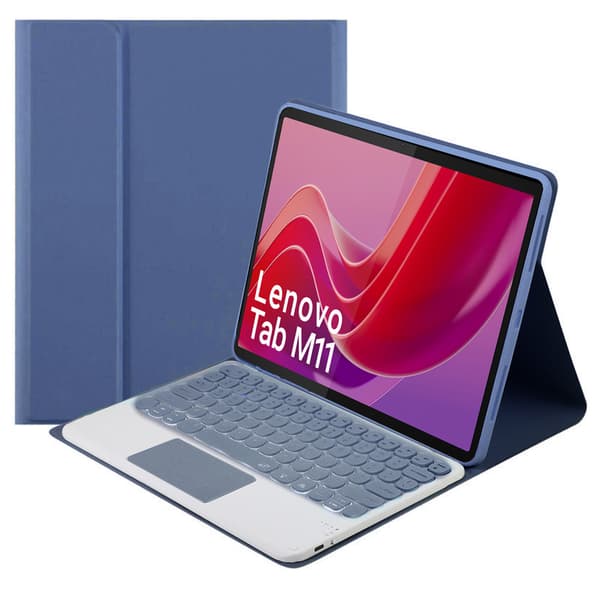 Bluetooth-tastaturetui med touchpad til Lenovo Tab M11 (lilla)