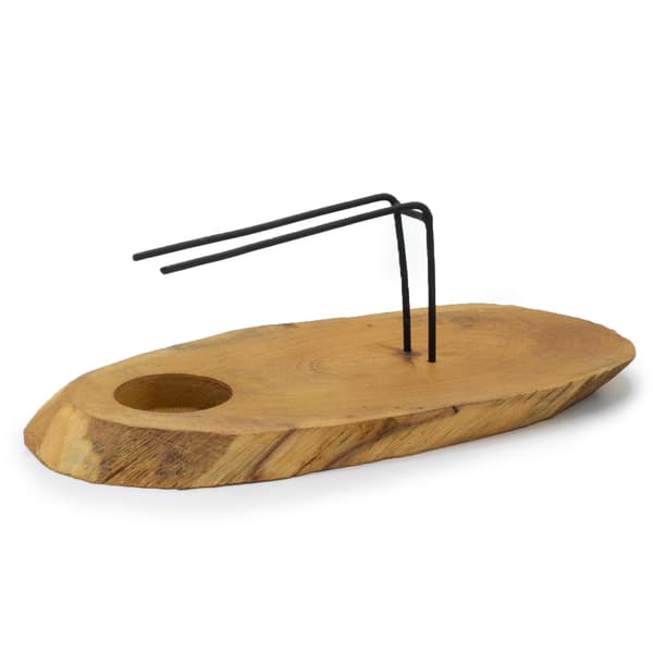 Stånd för Palo Santo av trä Gamal
