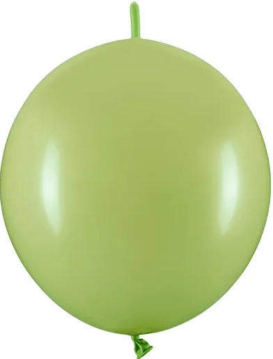 Balloner med forbindelse 33 cm olivengrøn 20 stk.