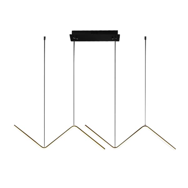 HÆNGELAMPE VERTE LED SORT MILAGRO ML1179
