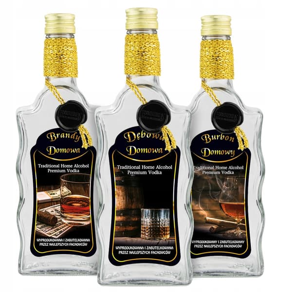 Dekorerad flaska Fala 500ml OAK BOURBON BRANDY