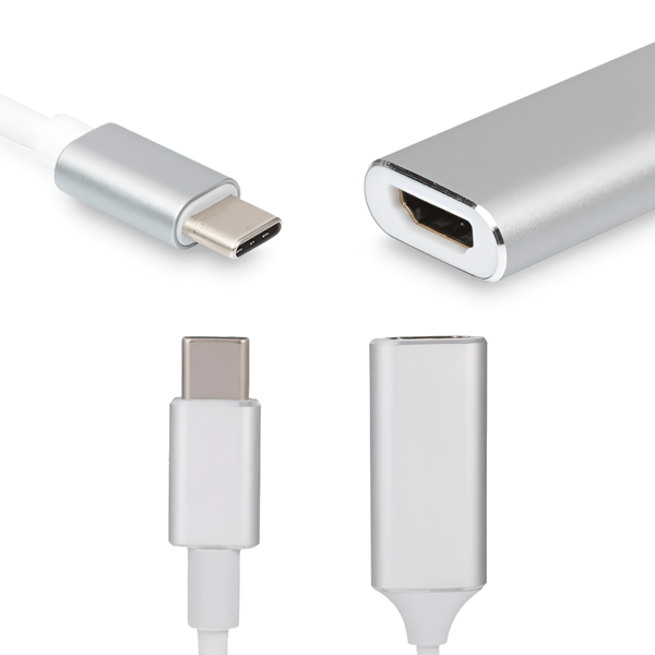 USB-C 3.1 -adapteri HDMI 4K -kaapeli musta