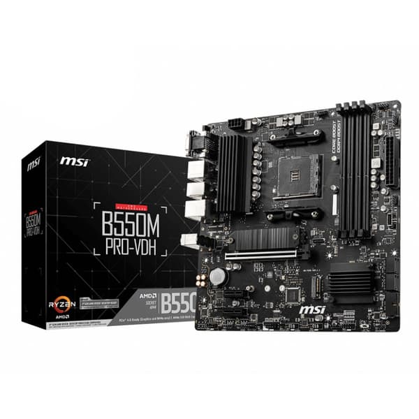 MSI B550M PRO-VDH AM4 mATX bundkort