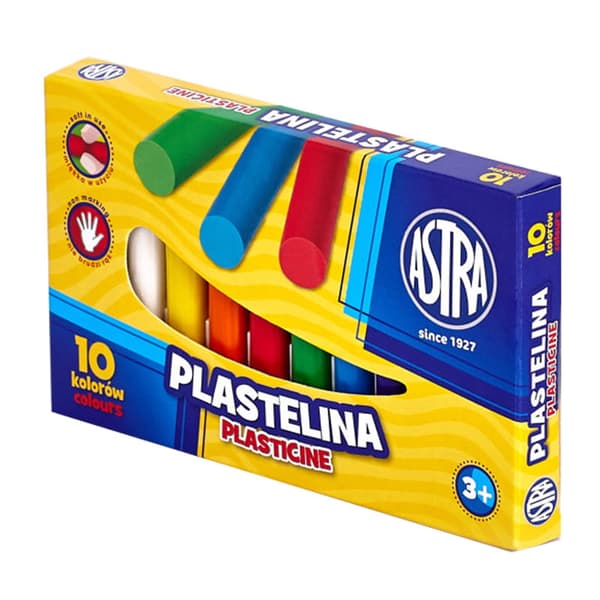 ASTRA 0088 Plastilina 10 färger