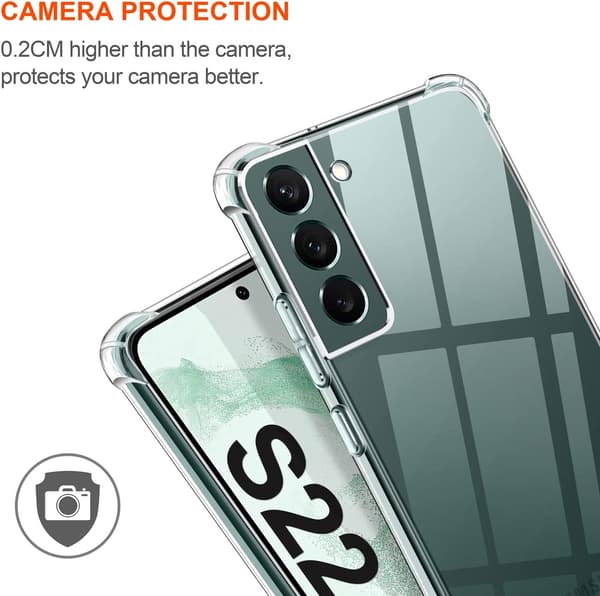 TRANSPARENT ETUI TIL SAMSUNG GALAXY S22 5G
