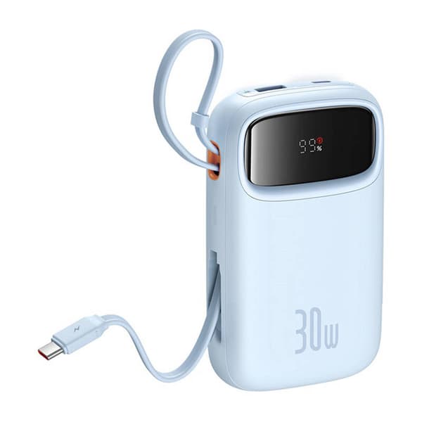 Baseus QPow 2 Powerbank 10000mAh 30W 2xUSB-C (Blå)