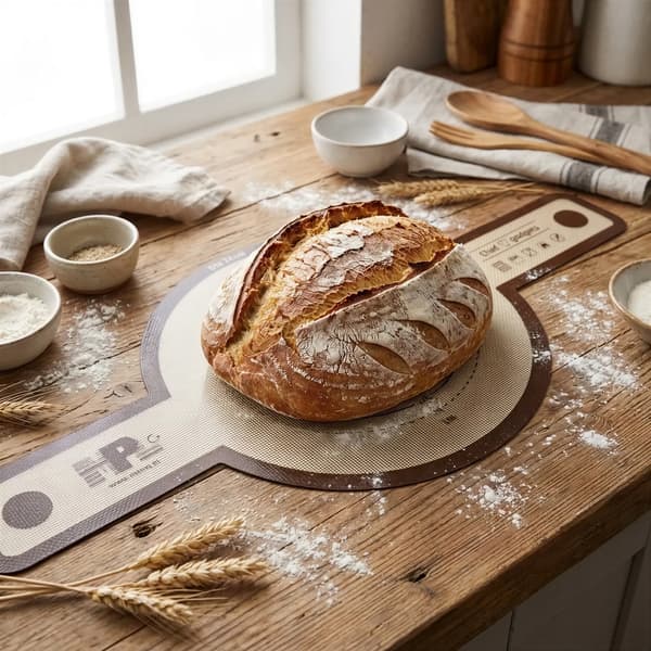 SILIKONE MÅTTE TIL BAGEBRØD DEJMÅTTE 55X24CM GENBRUGELIG