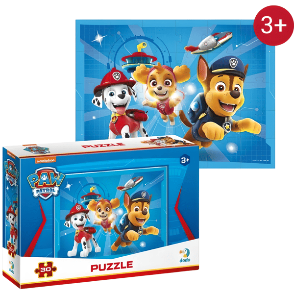 Paw Patrol-pussel 30 bitar färgglad barnpussel