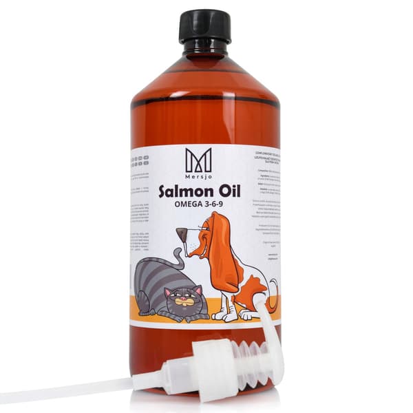 Mersjo koirien ja kissojen kalaaöljy 1000ml