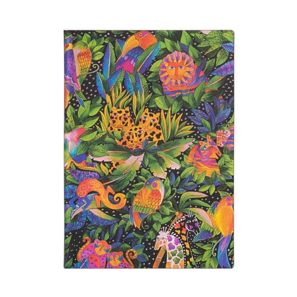Paperblanks Jungle Song Flexis midi linjeret notesbog
