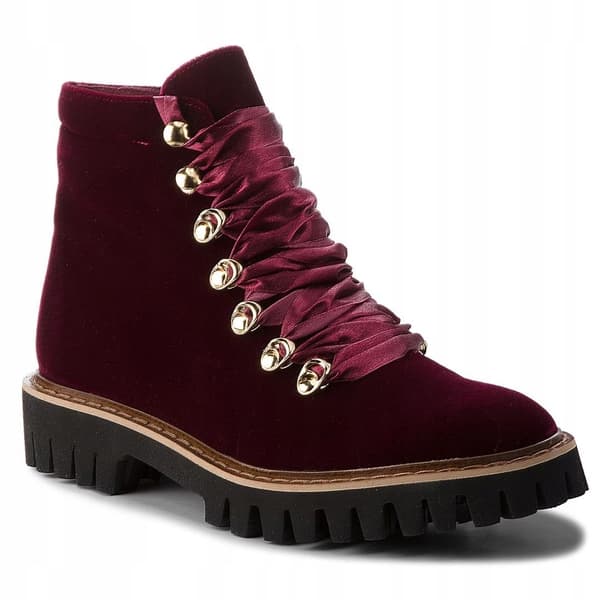 Eva Minge damskänklar anklestövlar burgundy 36