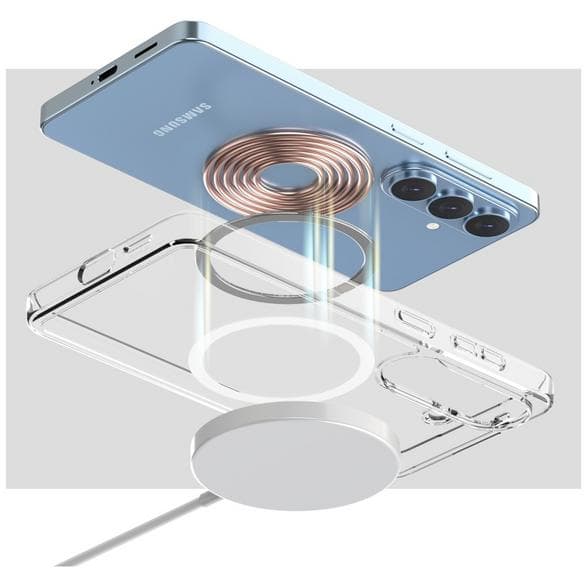 Etui ARAREE Duple M för Galaxy S26 MagSafe Transparent