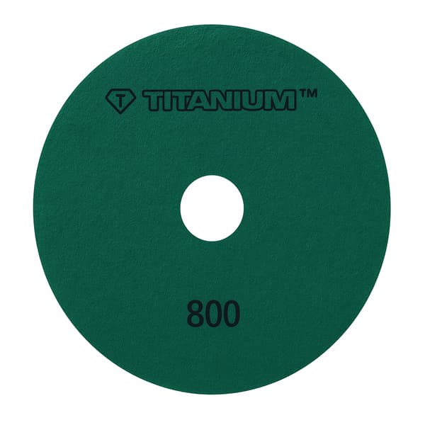Diamantpolerskive til slibning af gresfliser 125mm korn800 TITANIUM