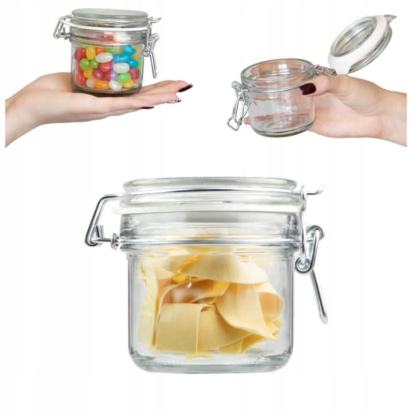 HERMETISK GLASBURK MED GLASLOCK 200 ml