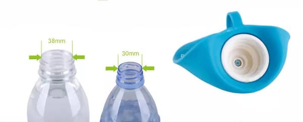 Bärbar vattenflaska för husdjur Leaf 580ml Irodori Vet