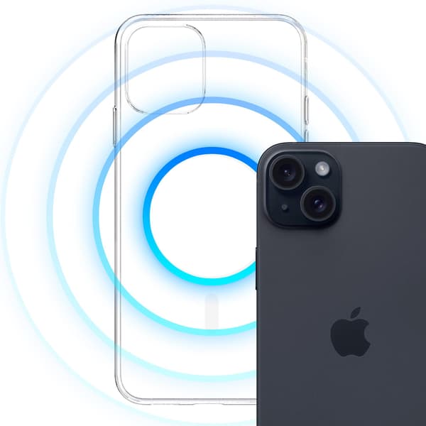 Apple iPhone 15 - 3mk Gennemsigtigt MagCase