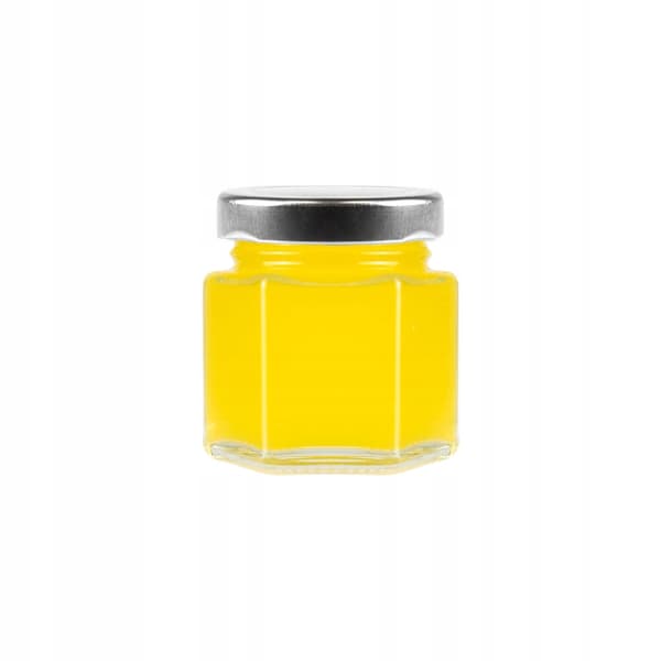 30 ml HEXAGONAL glasburk för kryddor och honung