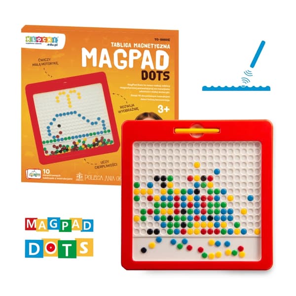 MagPad Dots magneettinen valkotaulu [punainen]