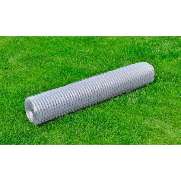 vidaXL galvaniseret stålnethegn 10x1 m sølv
