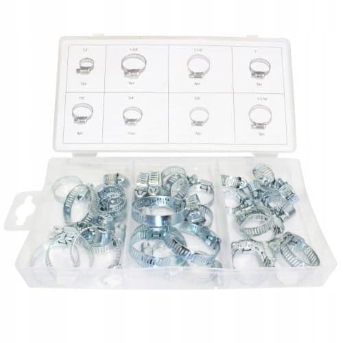 Rostfria metallskruvband set 26 delar