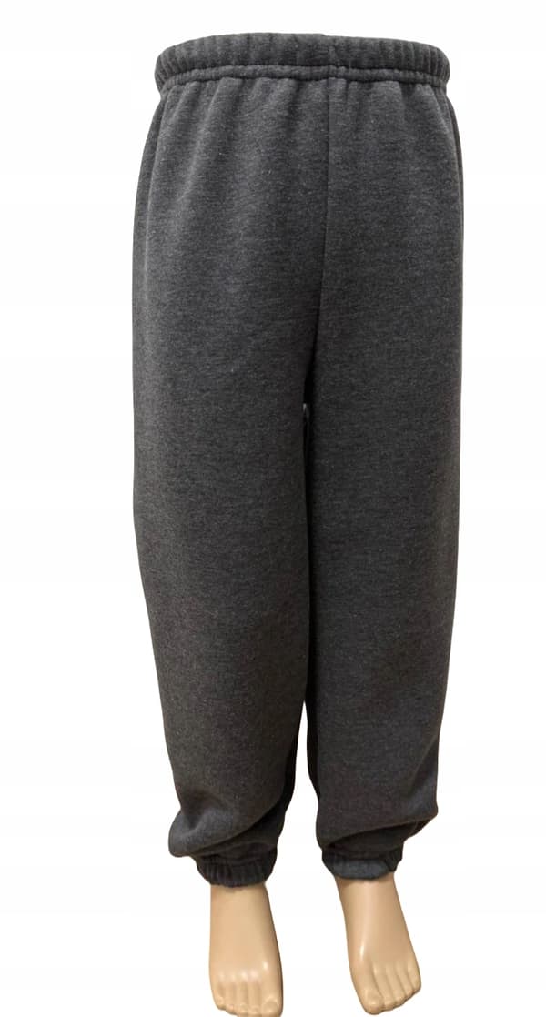 TRÆNINGSBUKSER FORET MED MESH BØRN STR 146 EFTERÅR-VINTER GRAFIT