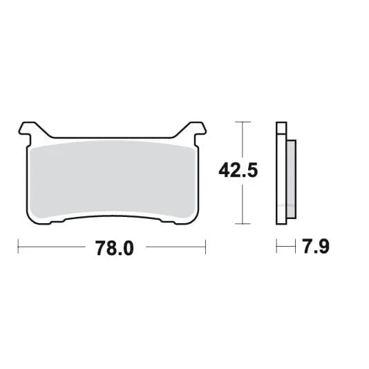 TRW MCB893CRQ bremseklodser