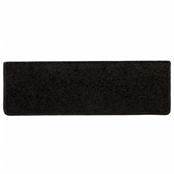 vidaXL trappetrin, 10 stk., 65x21x4 cm, sort