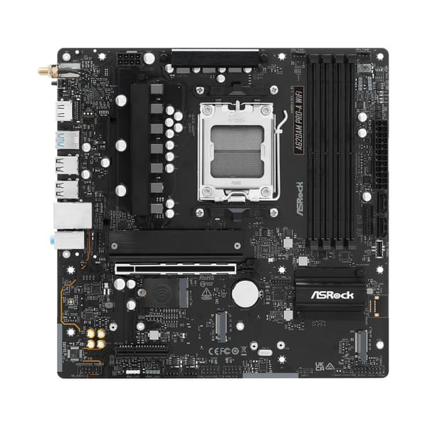 ASRock A620AM PRO-A WIFI Bundkort, Micro ATX, DDR5, Wi-Fi 6E