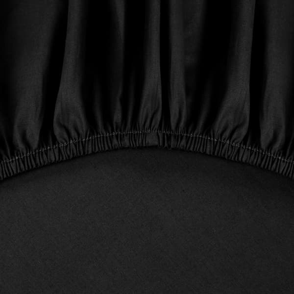 EUROFIRANY STYKKERLAGEN I BOMULD BASIC 100X200X30CM SORT