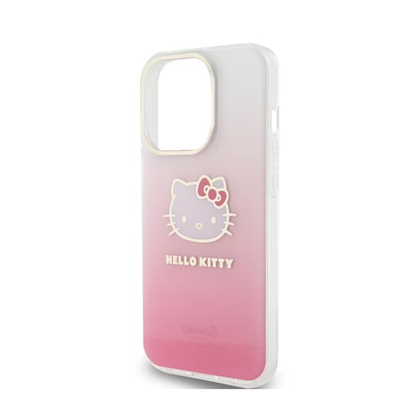 Hello Kitty IML Gradient Electrop -kissanpää - iPhone 15 Pro -kotelo (vaaleanpunainen)