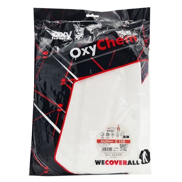 Vit S OxyChem C110 skyddsmålarkläder typ 5 6