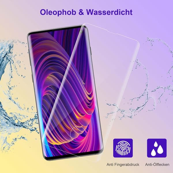 2x 9H HÄRDAT GLAS FÖR SAMSUNG GALAXY S10 SKYDDANDE, SOLID OCH HÅLLBART