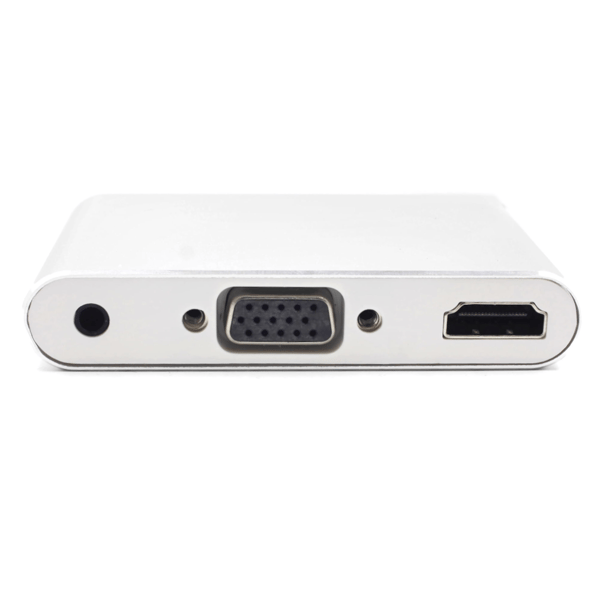 Lightning til HDMI/VGA-adapter + 3,5 mm jack til TV