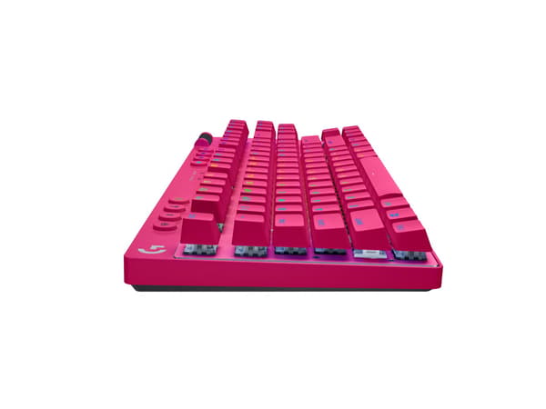 Logitech PRO X TKL-tastatur, lyserødt