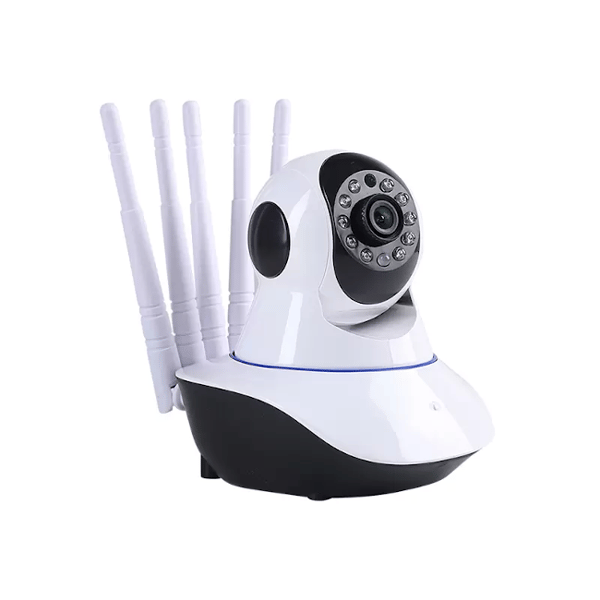 Intelligent roterende IP WiFi-kamera med antenner