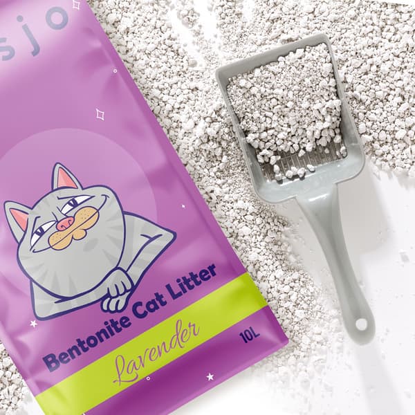 Bentonit kattsand lavendel LAVENDER 10l