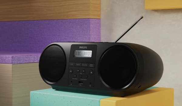 PHILIPS AZB798T/12 Bærbar Radio Sort